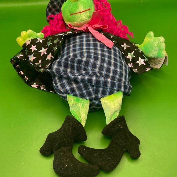 Ty Beanie Babies Scary the Witch Halloween Beanbag Plush Stuffed Animal Toy 2000 - Picture 9 of 10